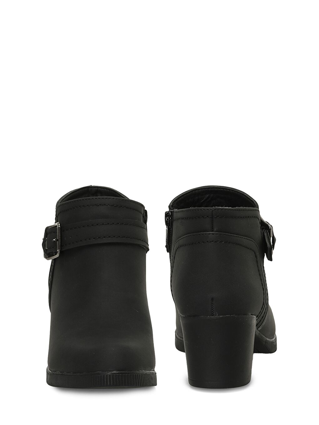 163142.Z4PR Siyah Kadın Topuklu Bot-4