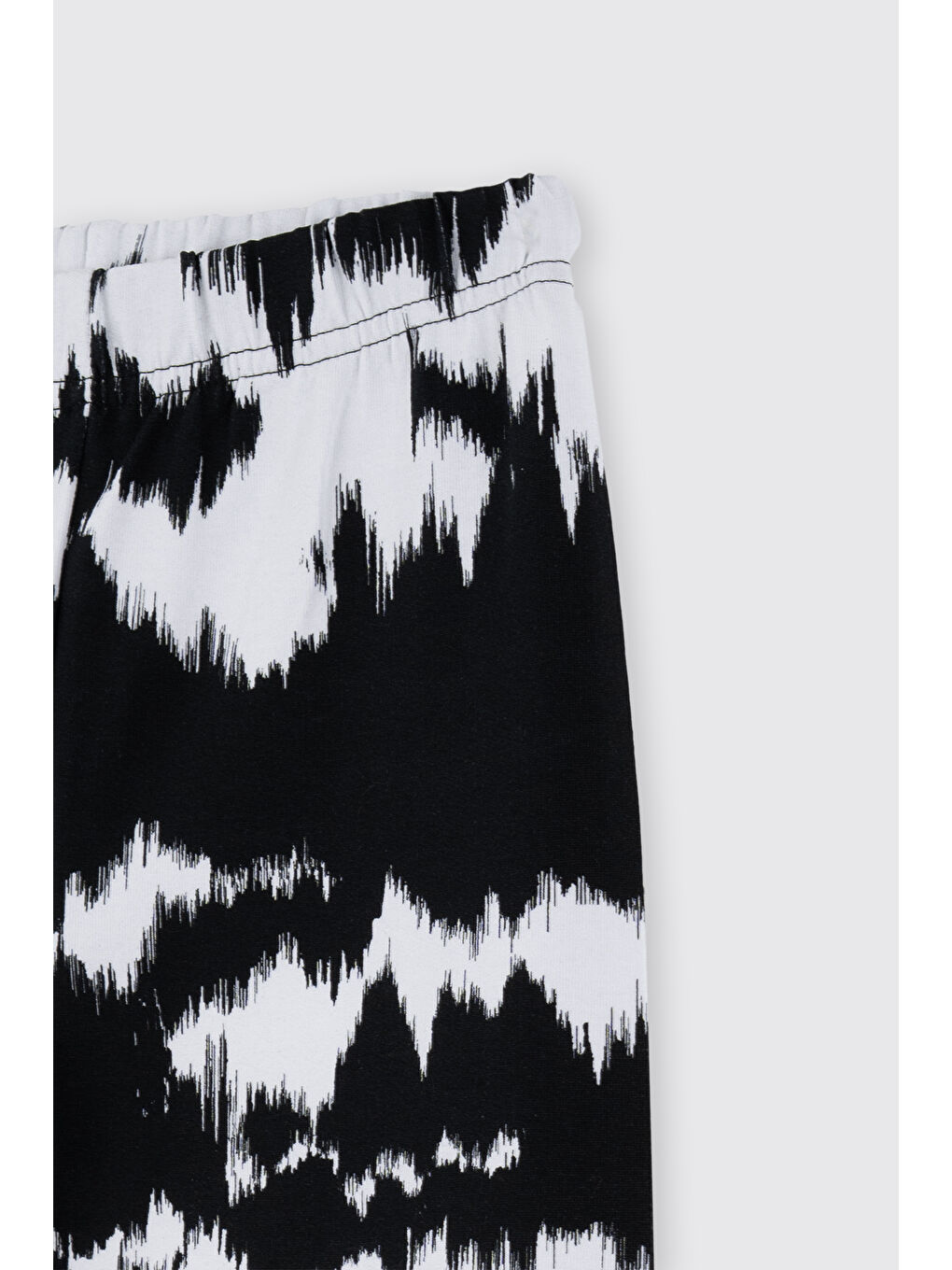 Kız Çocuk Desenli Tayt Siyah-3