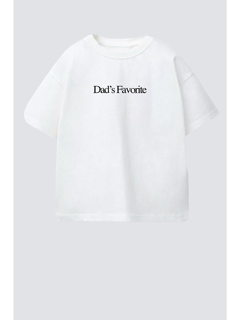 Siyah Unisex Çocuk Pamuklu Bisiklet Yaka Baskılı T-Shirt