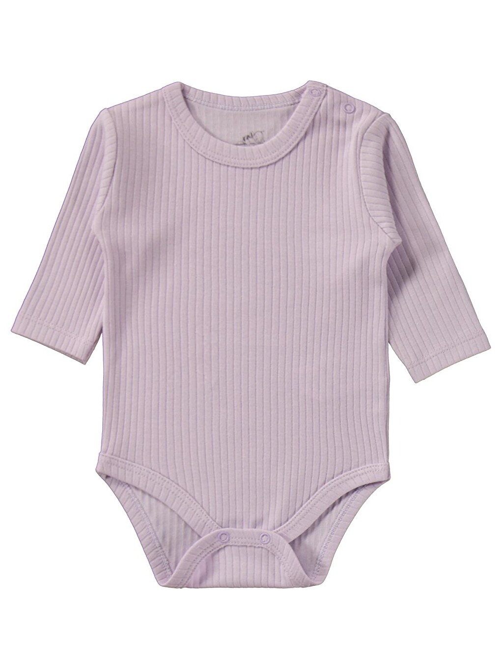 Uzun Kol Basic 3'lü Set 1-18 Ay Çıtçıtlı Badi - Pembe-4