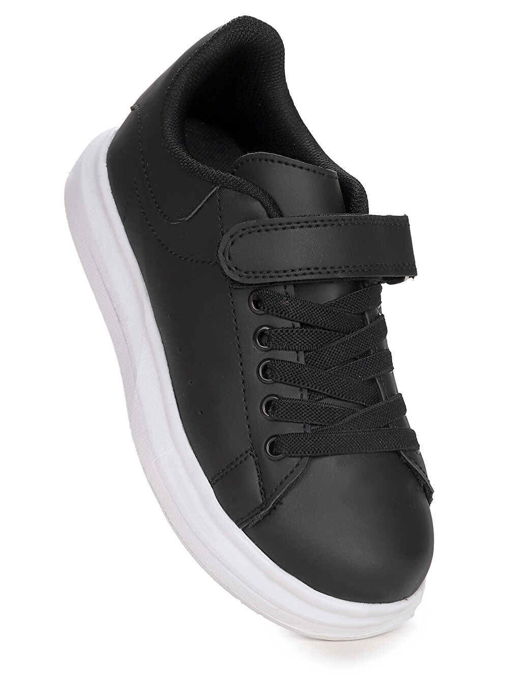 Siyah Kate Cırtlı Erkek Çocuk Günlük Spor Ayakkabı