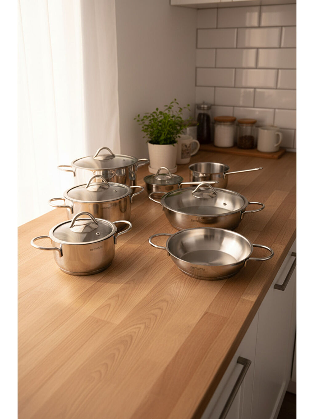 Gri Kayra 12 Parça Çelik Set