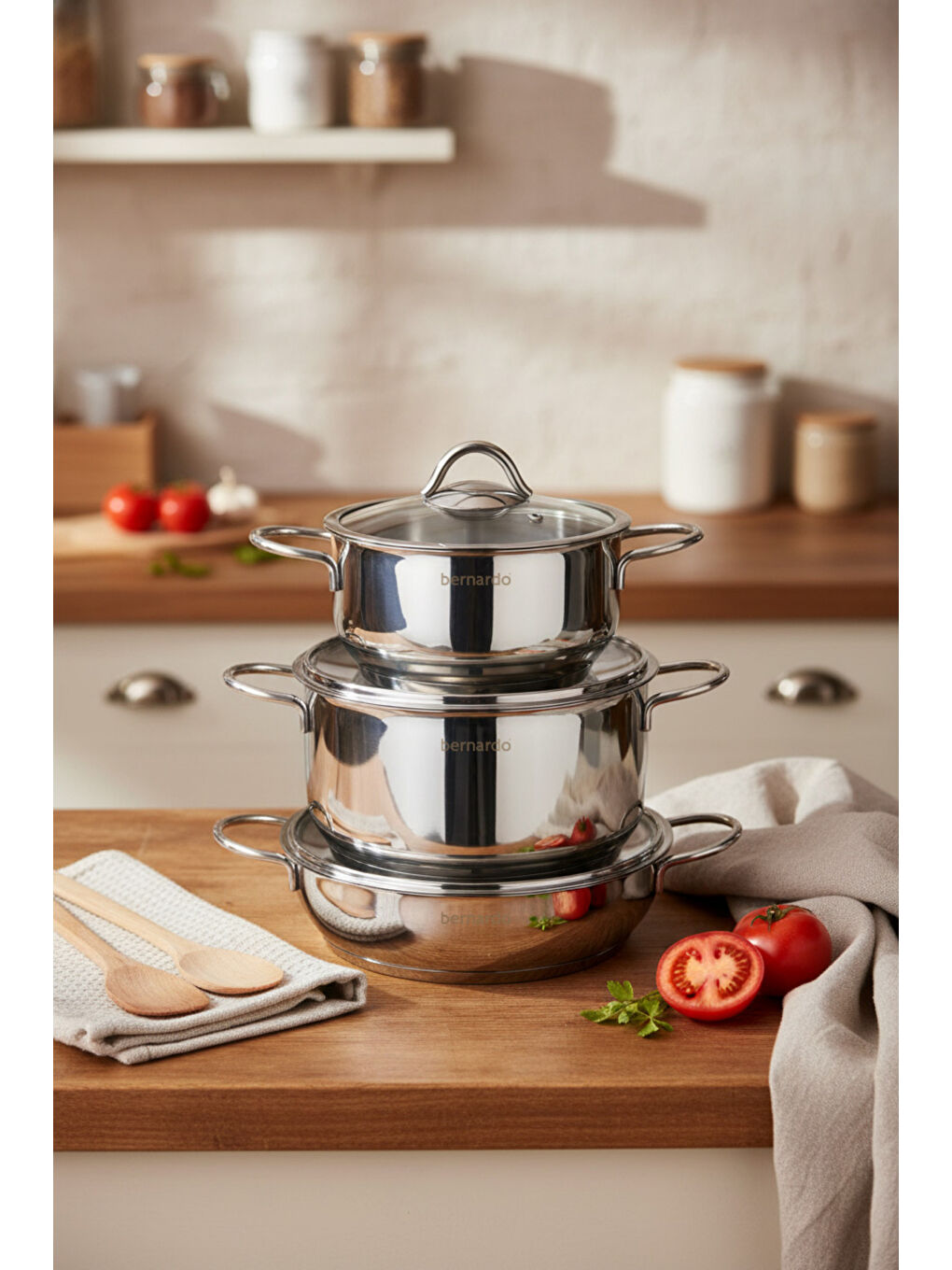 Gri Kayra 12 Parça Çelik Set-3