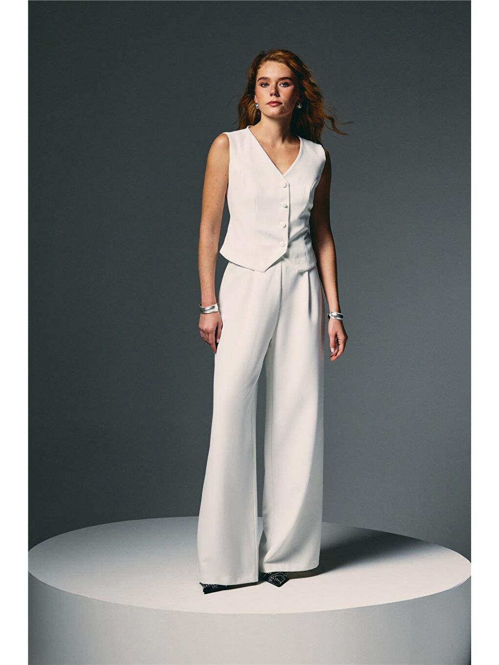 Palazzo Pantolon - Ekru-1