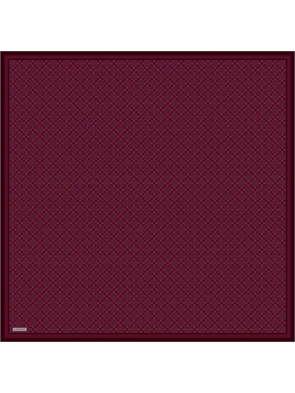 Bordo Saf İpek Sura Eşarp 9440D 56-3
