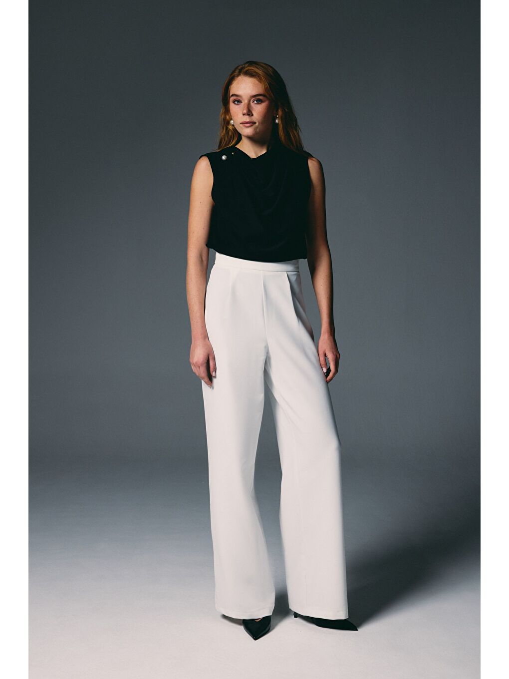Palazzo Pantolon - Ekru-3