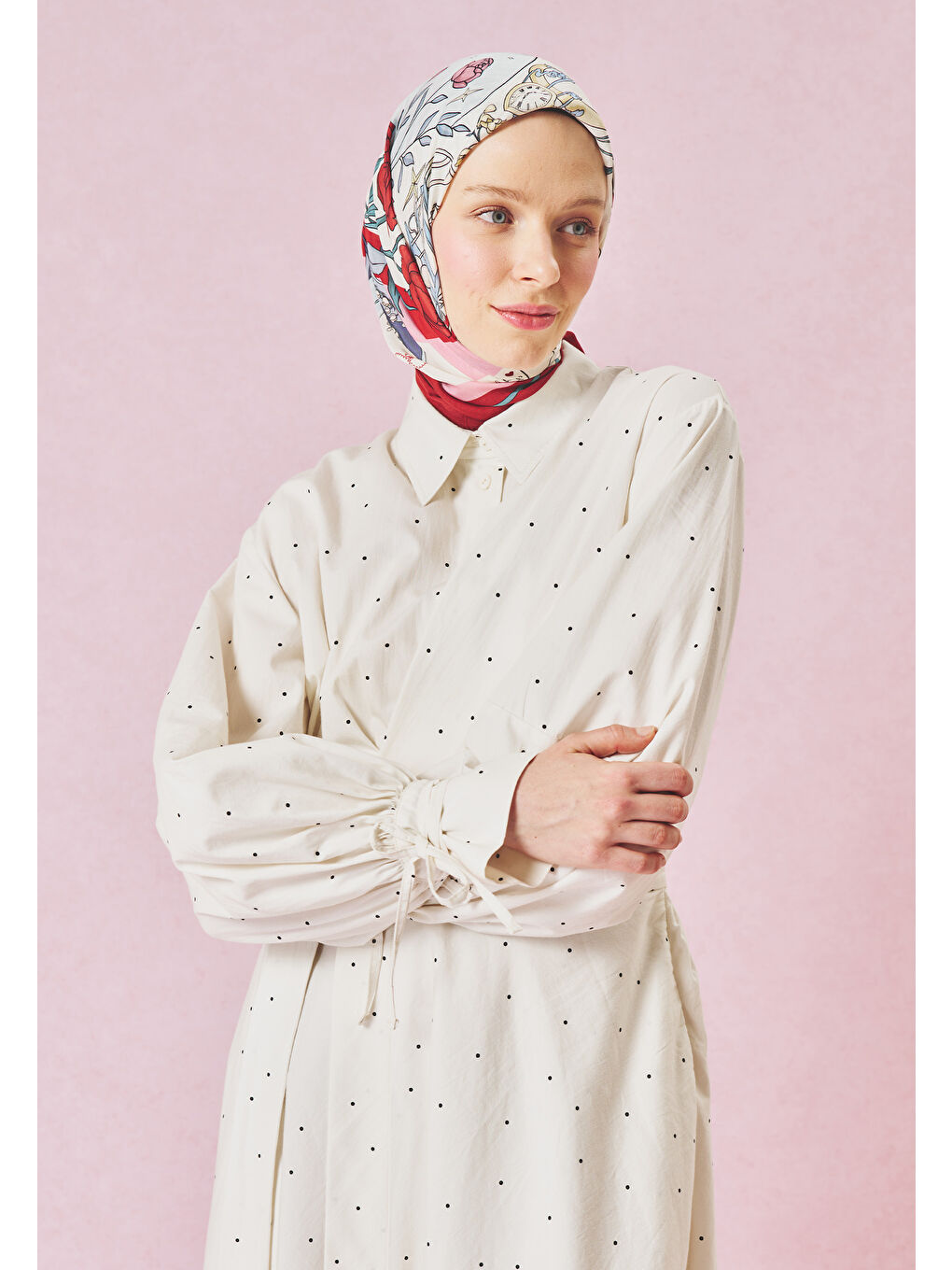 Kırmızı ONCE UPON A LOVE DESEN FLOŞ VİSKON EŞARP ROMANTIC RED-1