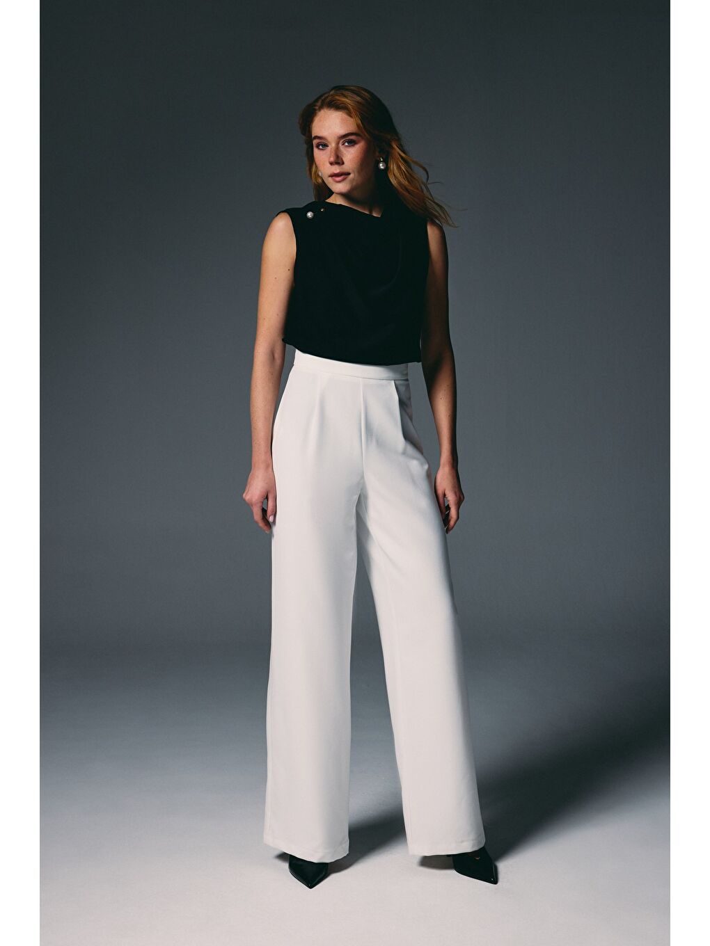 Palazzo Pantolon - Ekru-4