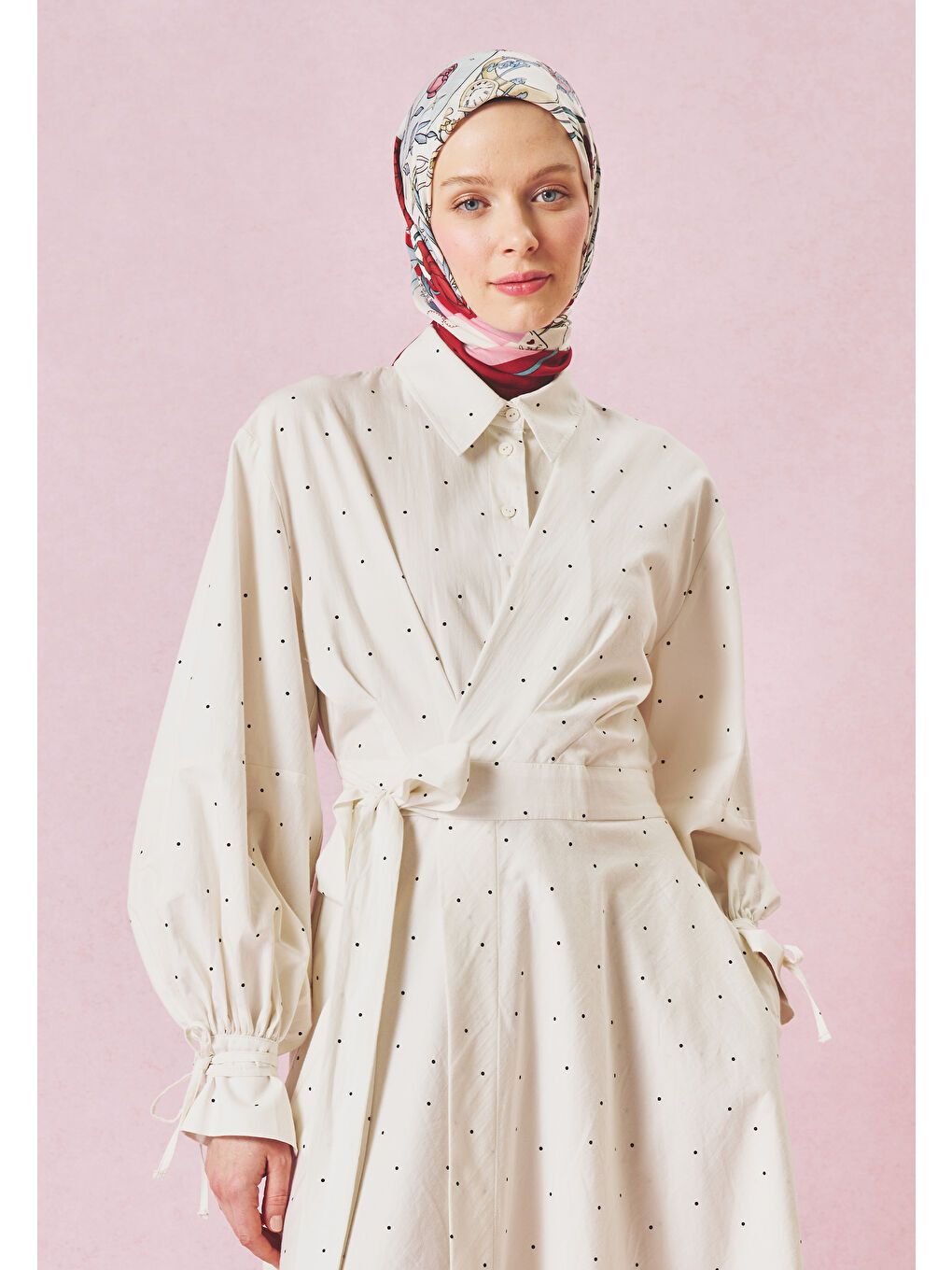 Kırmızı ONCE UPON A LOVE DESEN FLOŞ VİSKON EŞARP ROMANTIC RED-3