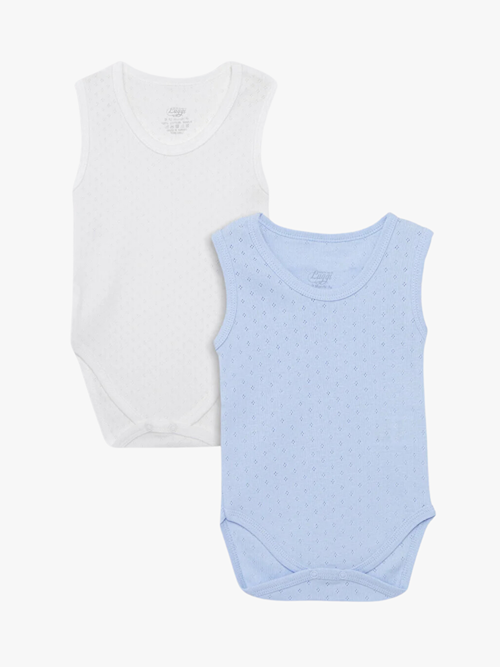 Mavi Bisiklet Yaka Pamuklu Erkek Bebek Jakarlı Çıtçıtlı Body 4'lü (Yenidoğan - 5 Yaş)-1