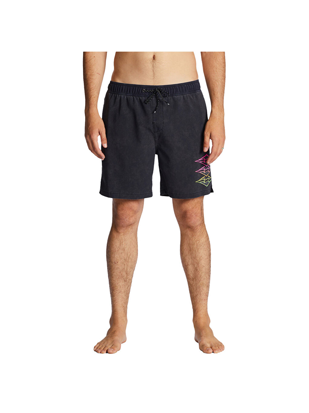 Riot Layback Erkek Siyah Volley Short-2