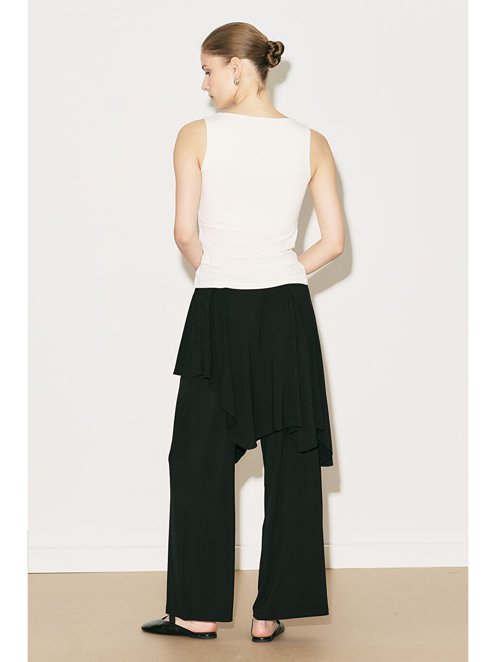 Easy Etek Formlu Pantolon Siyah-1