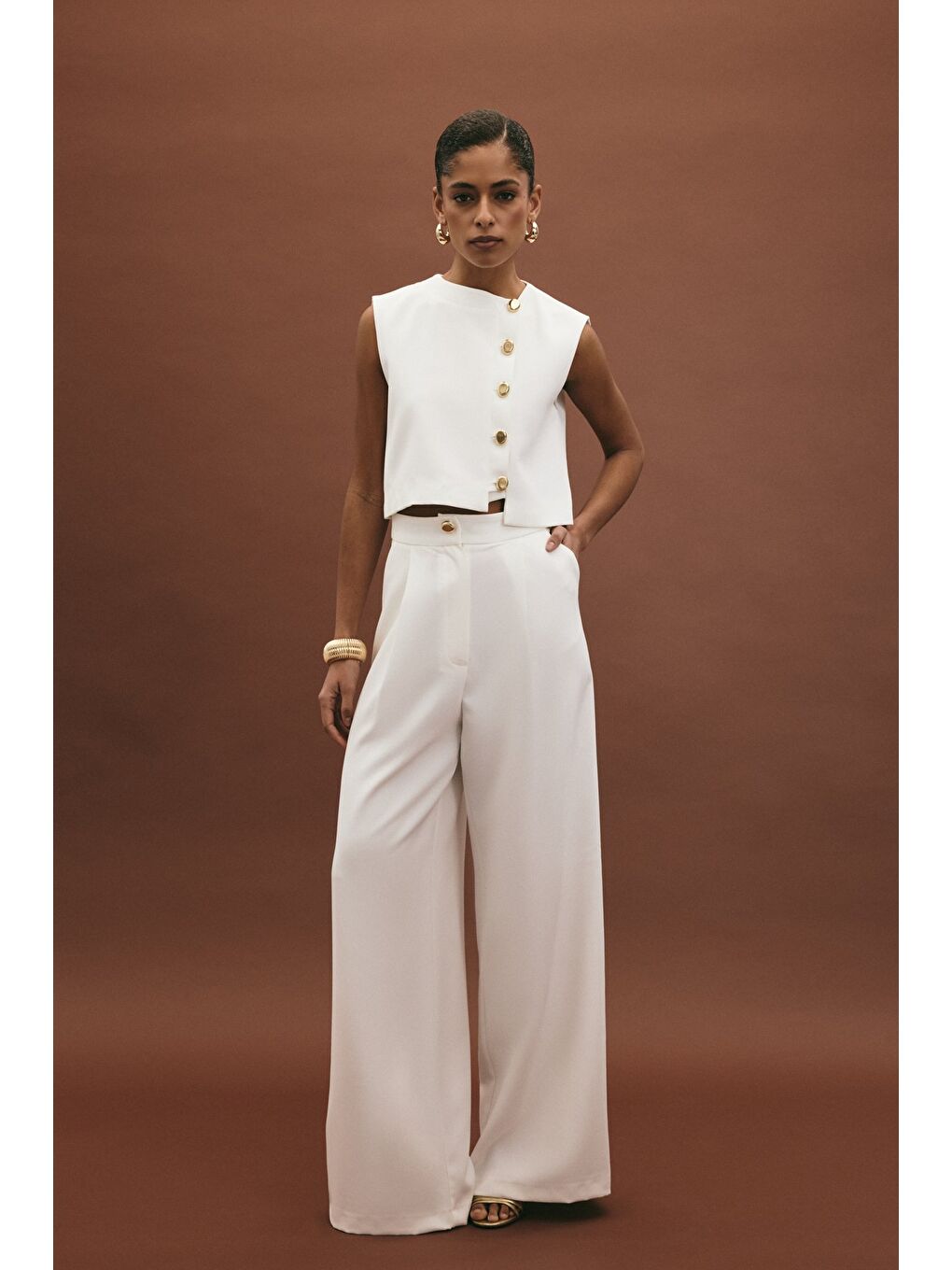 Lucy Pantolon - Ekru-1