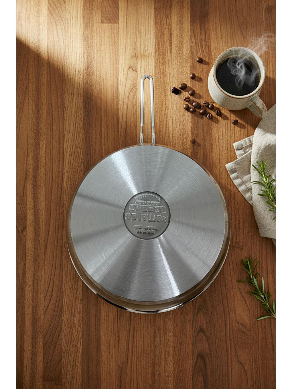 Gri Macro 2 Parça Çelik Tava Seti-5