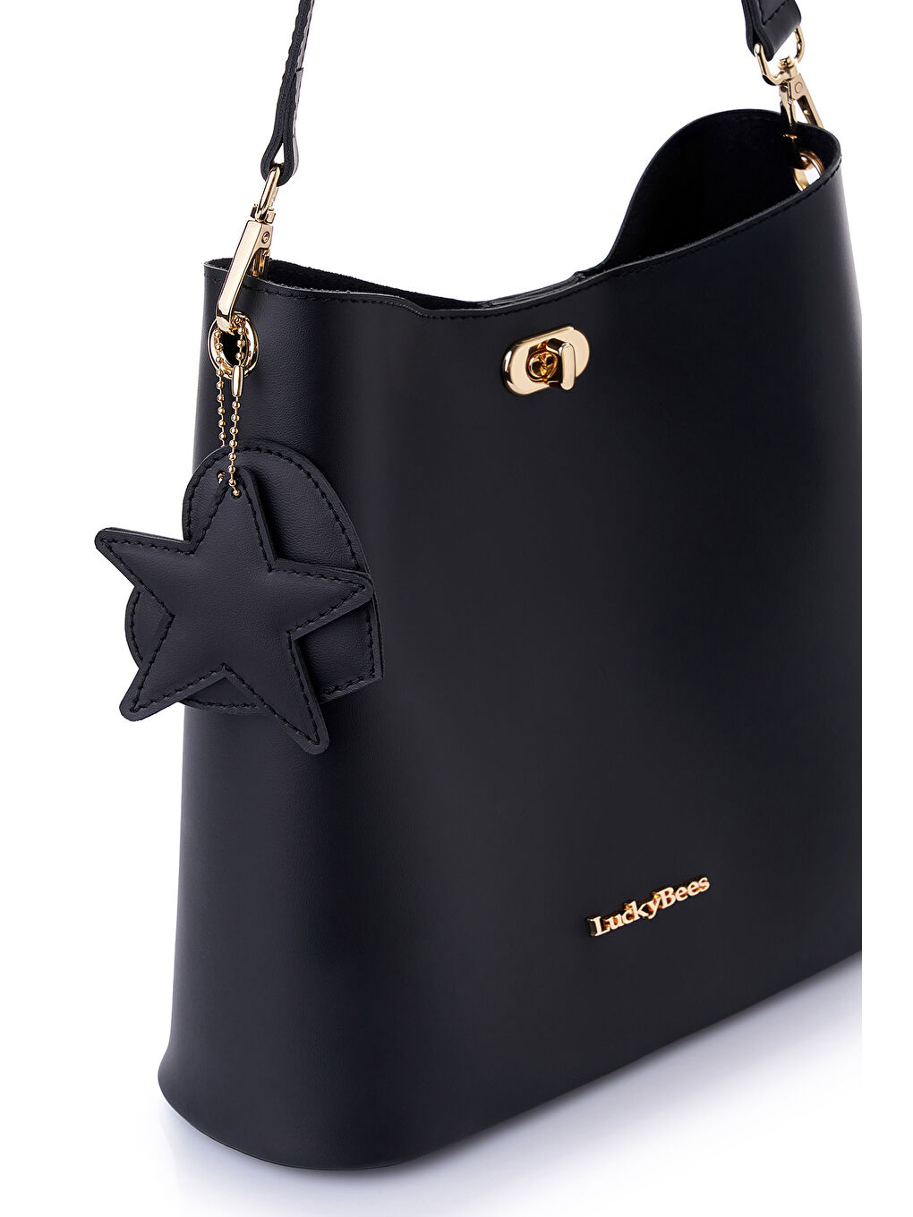 Siyah Quinn Kadın Omuz Çantası-4