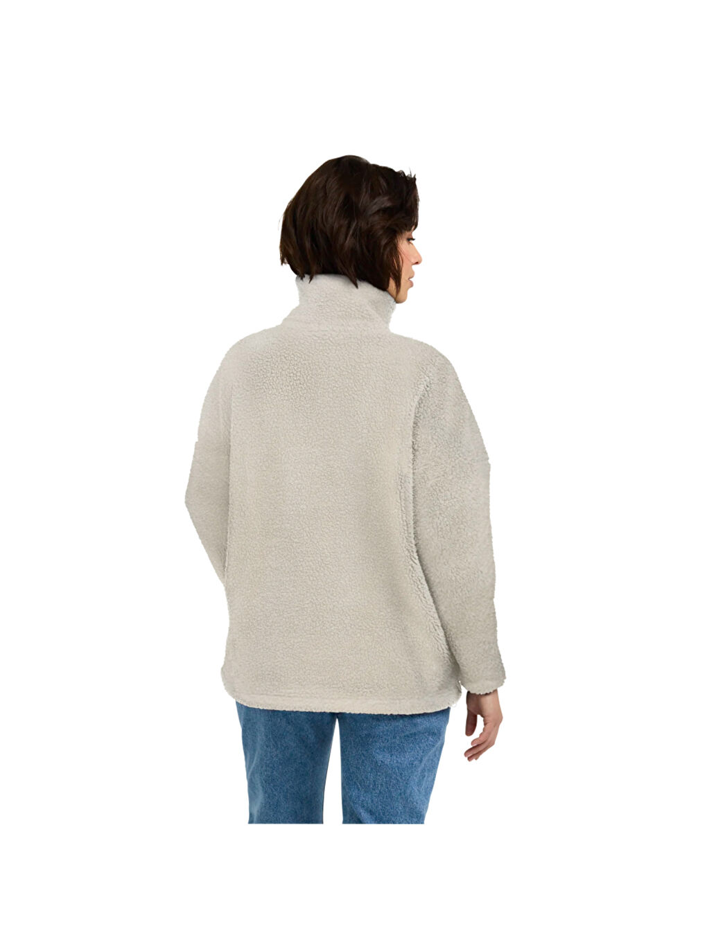 Ekru Stone Lite Kadın Bej Outdoor Ceketi-5