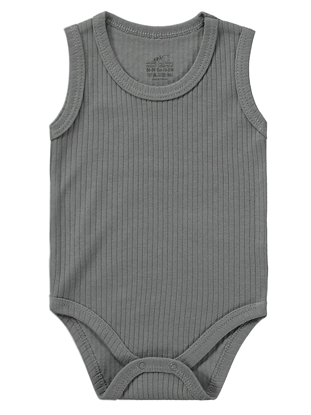 Askılı Basic 3'lü Set 1-18 Ay Çıtçıtlı Badi - Mavi-4