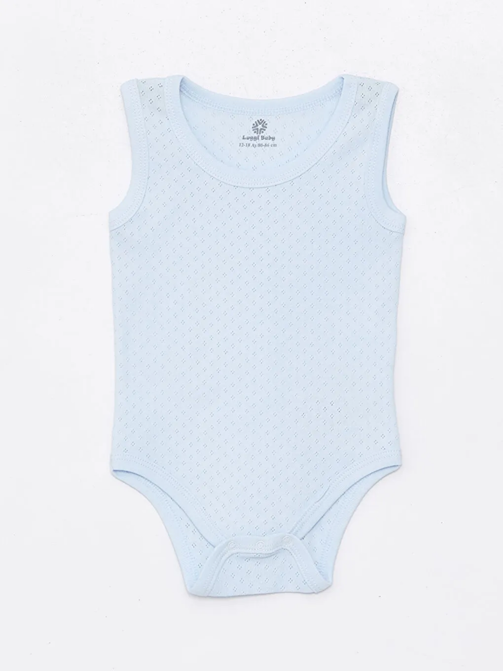 Mavi Bisiklet Yaka Pamuklu Erkek Bebek Jakarlı Çıtçıtlı Body 3'lü (Yenidoğan - 5 Yaş)-1