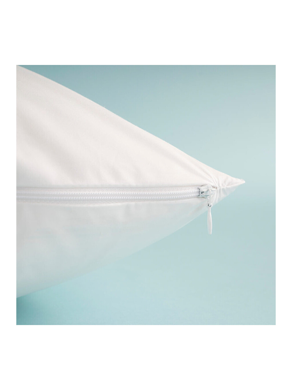 Beyaz Antimite Nomite Yastık Alezi 50x70 cm Tekli Yastık Alezi-4