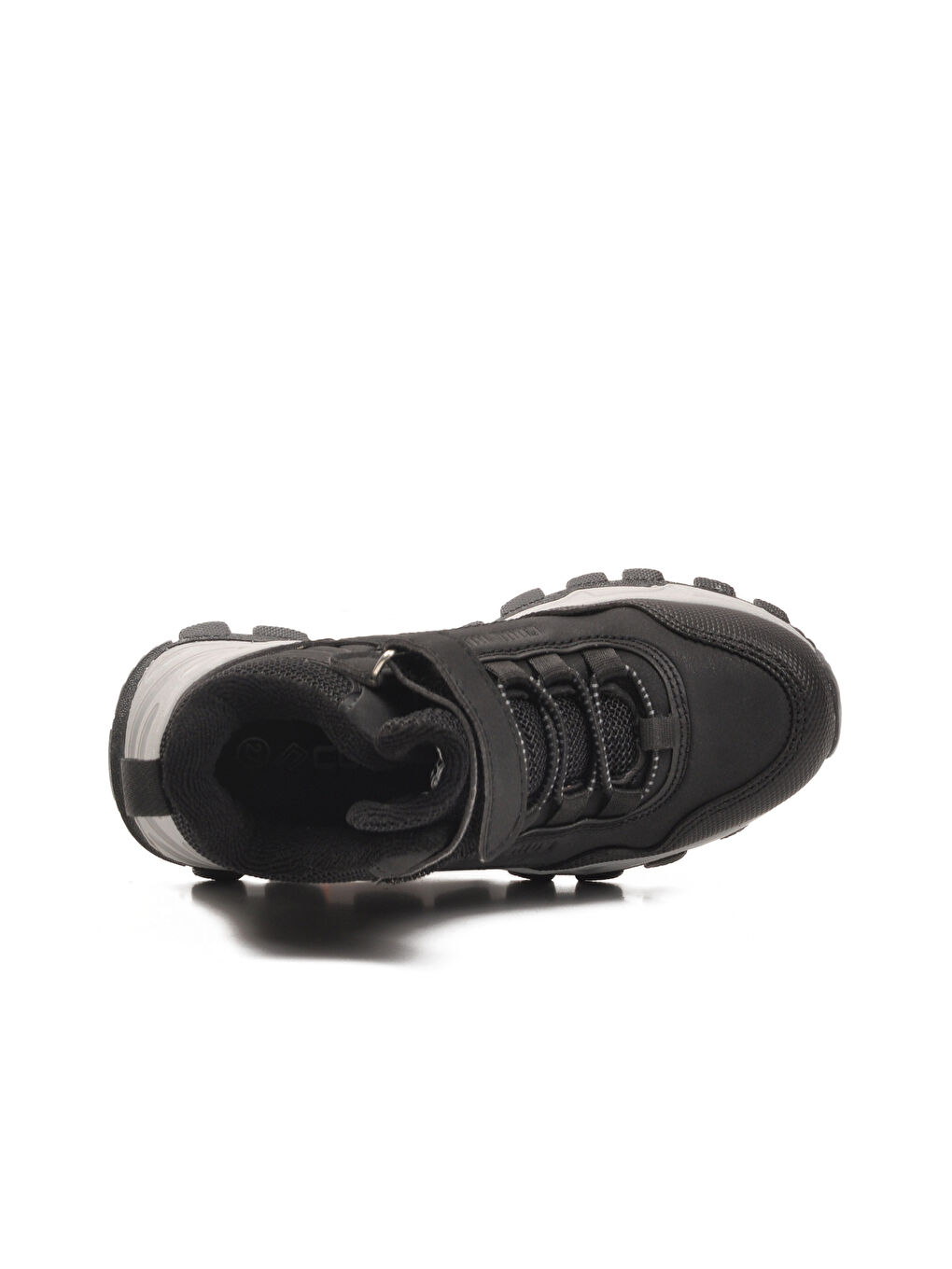 Siyah Gri Cırtlı Kaymaz Unisex Cırtlı Çocuk Bot Doruk P-3