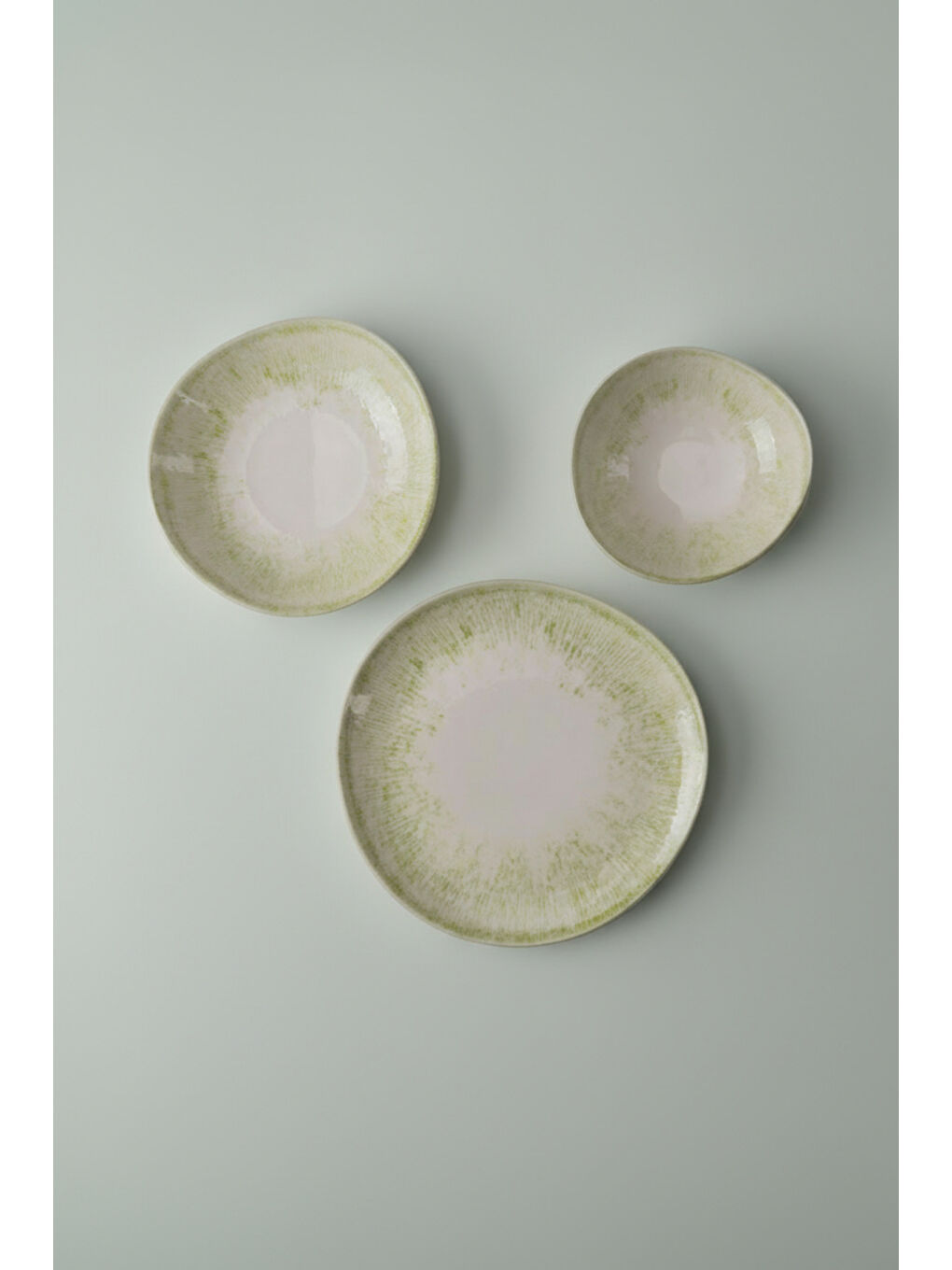 Mando 12 Parça Yemek Takımı Yeşil-5