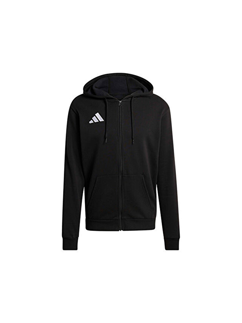 Ent26 Fz Hood Erkek Futbol Kamp Fermuarlı Sweatshirt Kf5945 Siyah-4