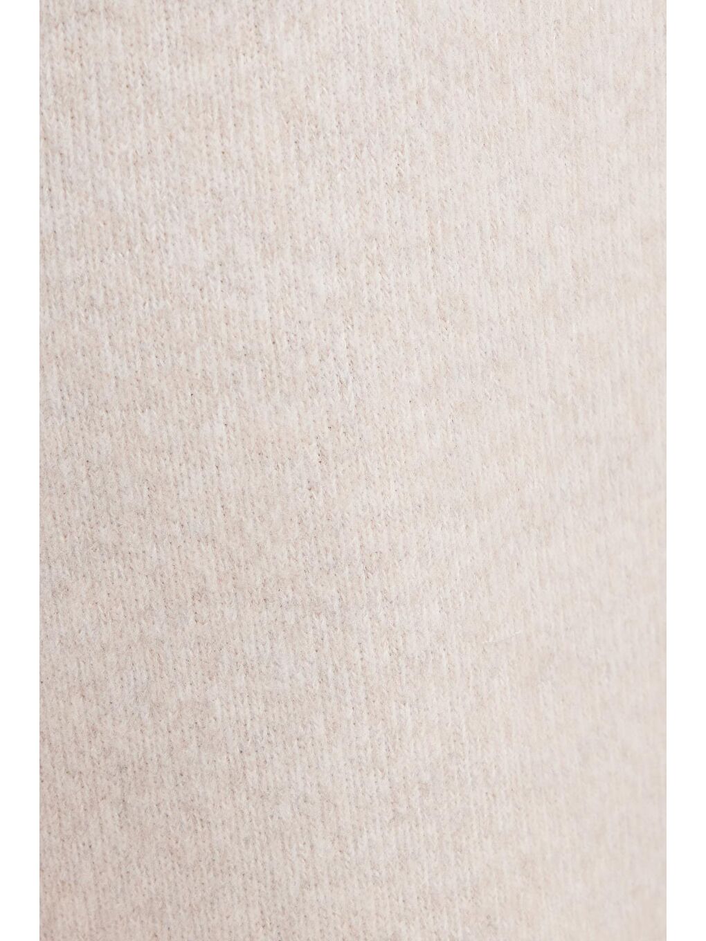 Kadın Slim Fit Dar Kesim Yarım Balıkçı Yaka Kısa Kollu Bej Bluz-5