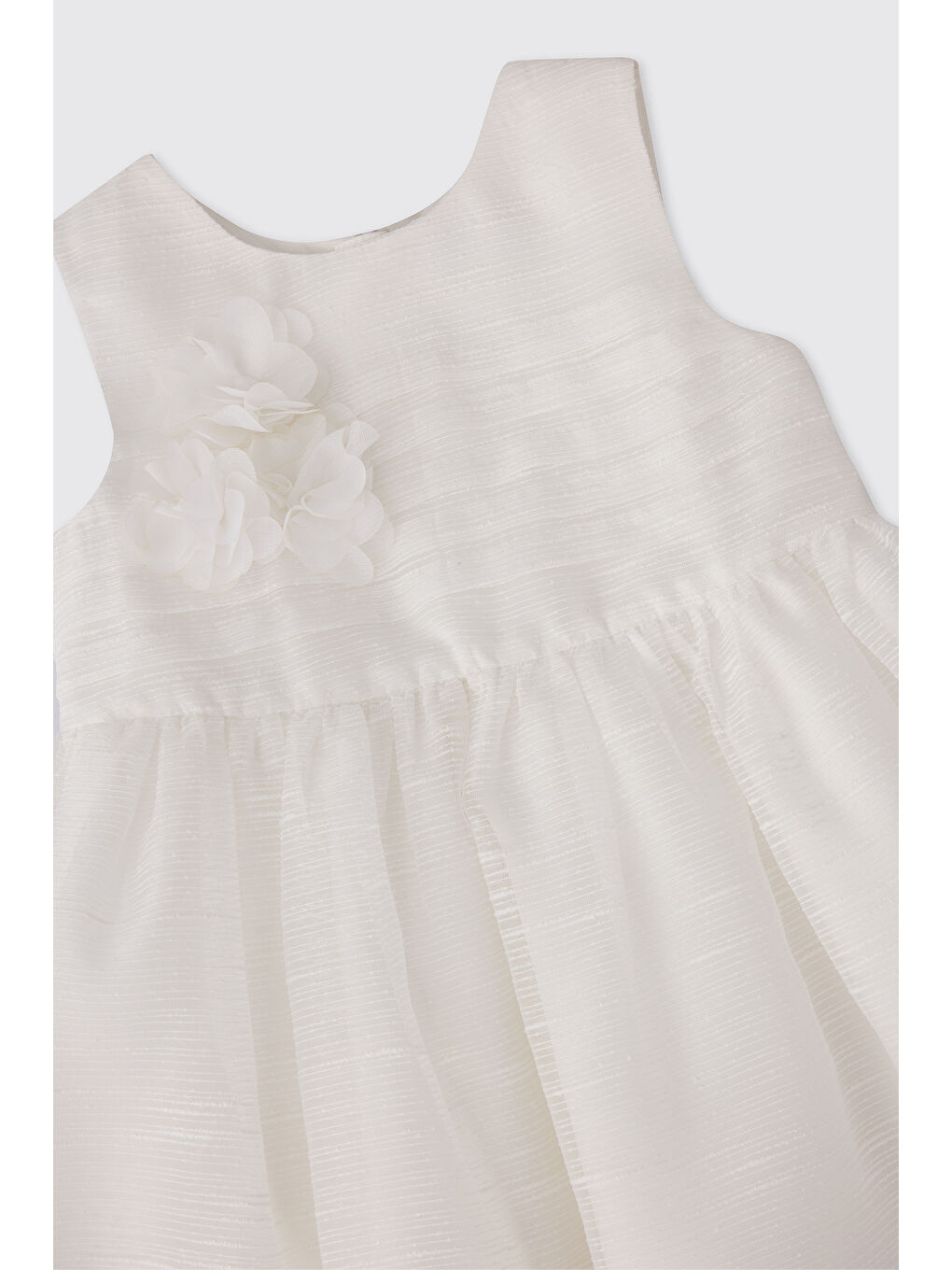 Kız Bebek Beyaz Parti Elbisesi-2