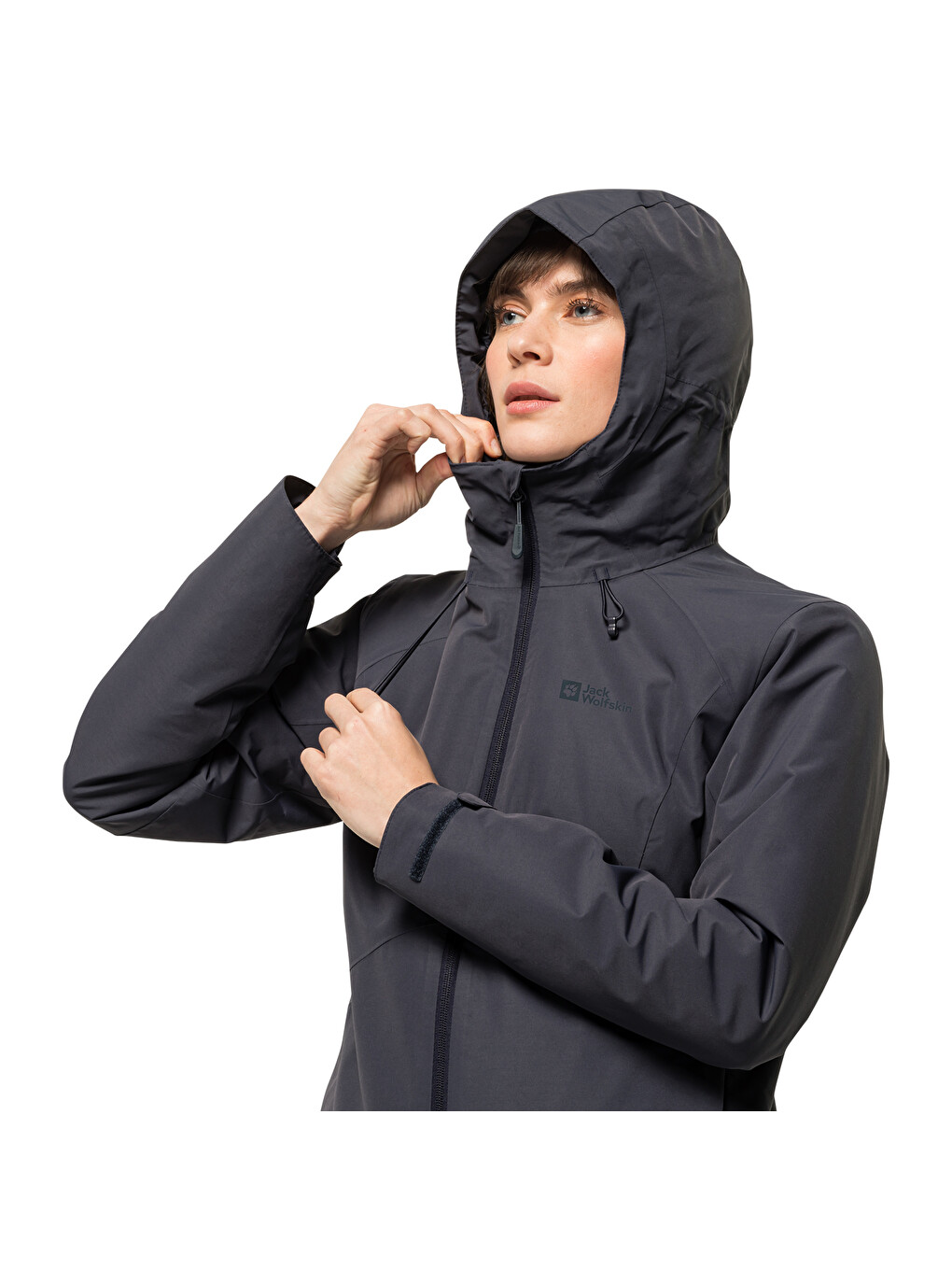 Lacivert Heidelstein Ins Kadın Mavi Outdoor Ceketi-5