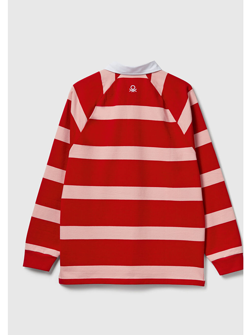 Erkek Kırmızı %100 Pamuk Stranger Things Uzun Kollu Polo T-Shirt-3