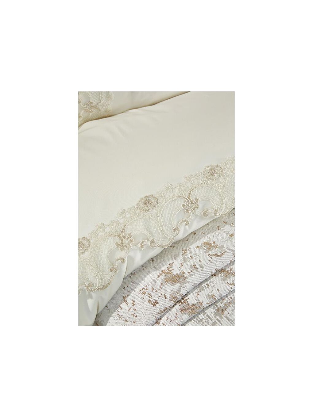 Karışık Perry Gelin Seti 7 Parça Krem-4