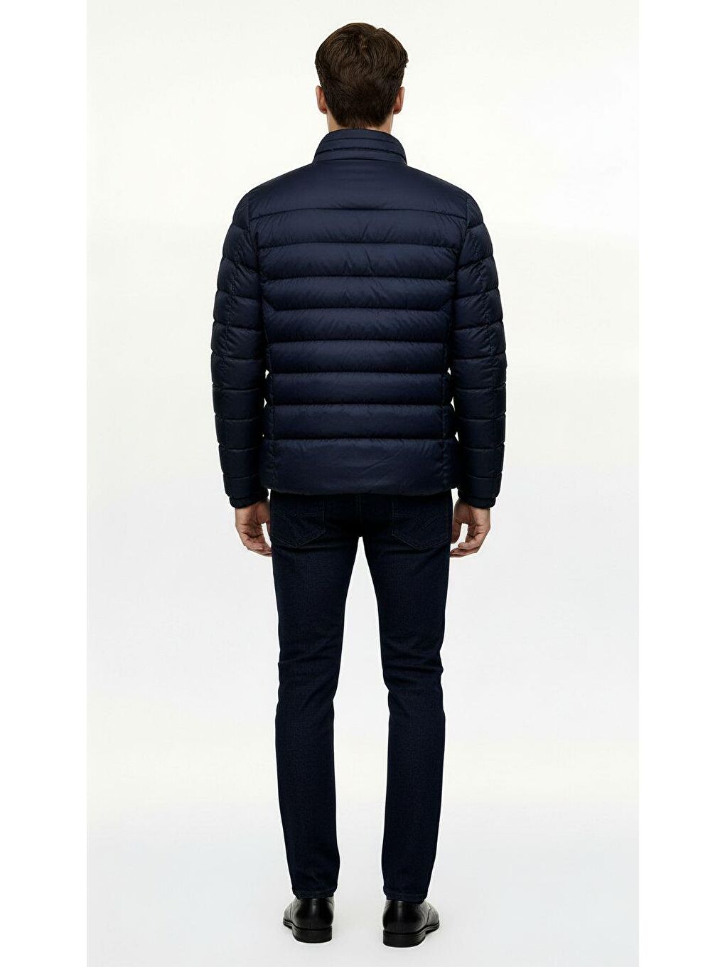 Erkek Lacivert Şişme Mont-2