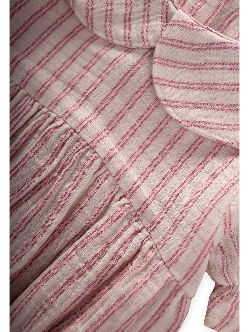 Çizgili Yakalı Müslin Zıbın 0-2 Yaş Fuşya Çizgili-2