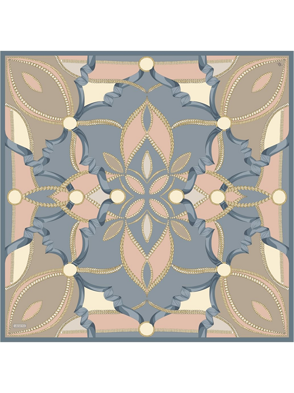 Karışık Saf İpek Sura Eşarp 9531D 81-4