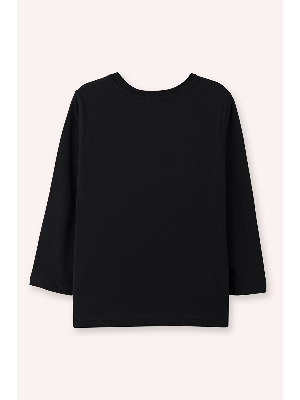 Erkek Çocuk Uzun Kollu Siyah Tişört-1