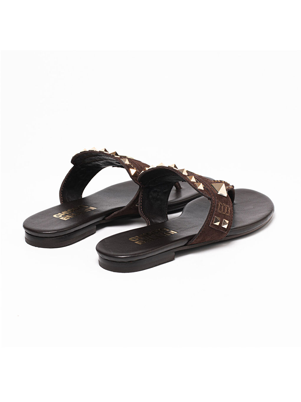 Siyah Kadın Parmak Arası Terlik 0197 391 Suede Leather Nappa Light Colorado Topaz-3