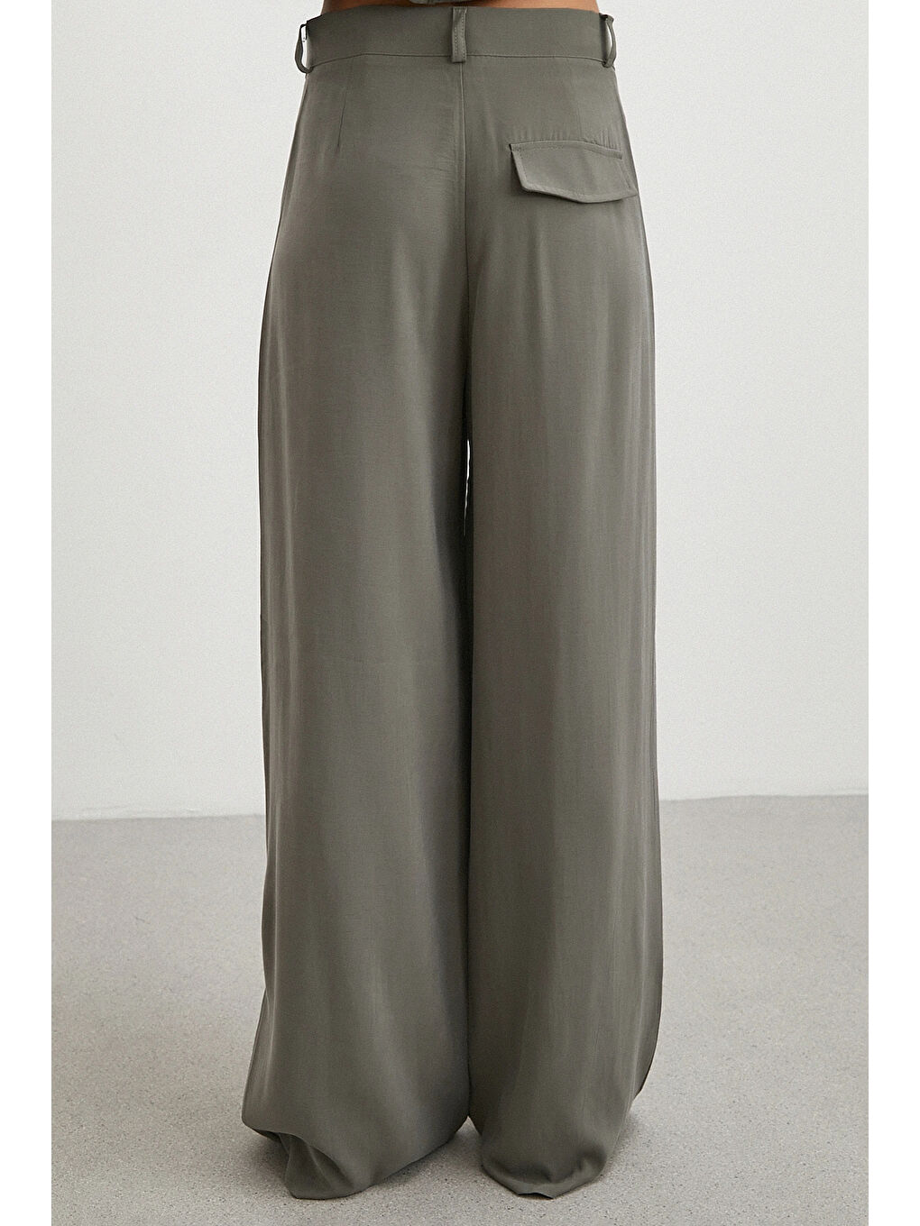 Gömlek Pantolon Modal Takım Haki-5