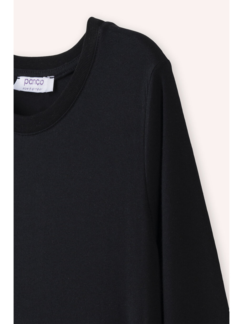 Erkek Çocuk Uzun Kollu Siyah Tişört-2