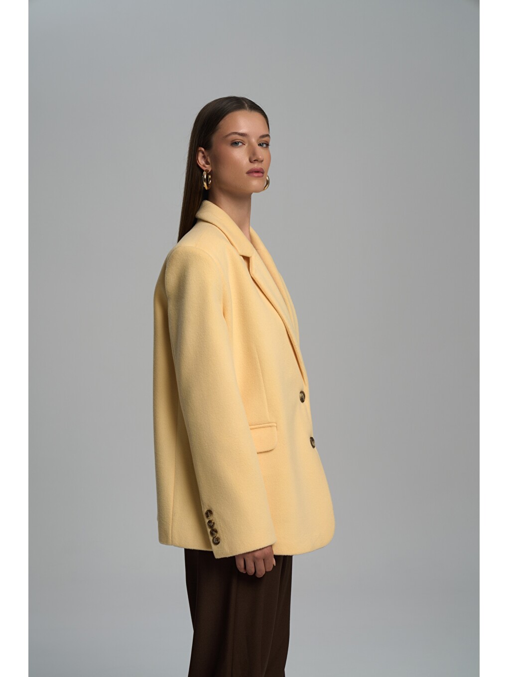 Howell Sarı Blazer Ceket-3