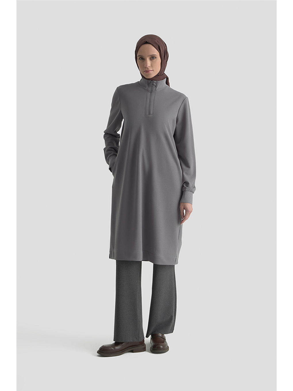 Trend Tunik 25Kt456 Gri-1