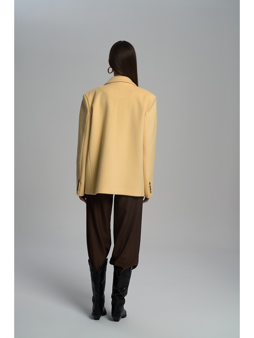 Howell Sarı Blazer Ceket-4