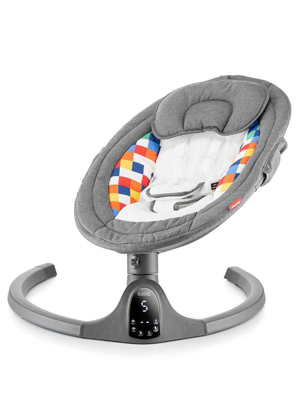 KZ Flamingo Plus Elektrikli Ana Kucağı - Gri Standart-2