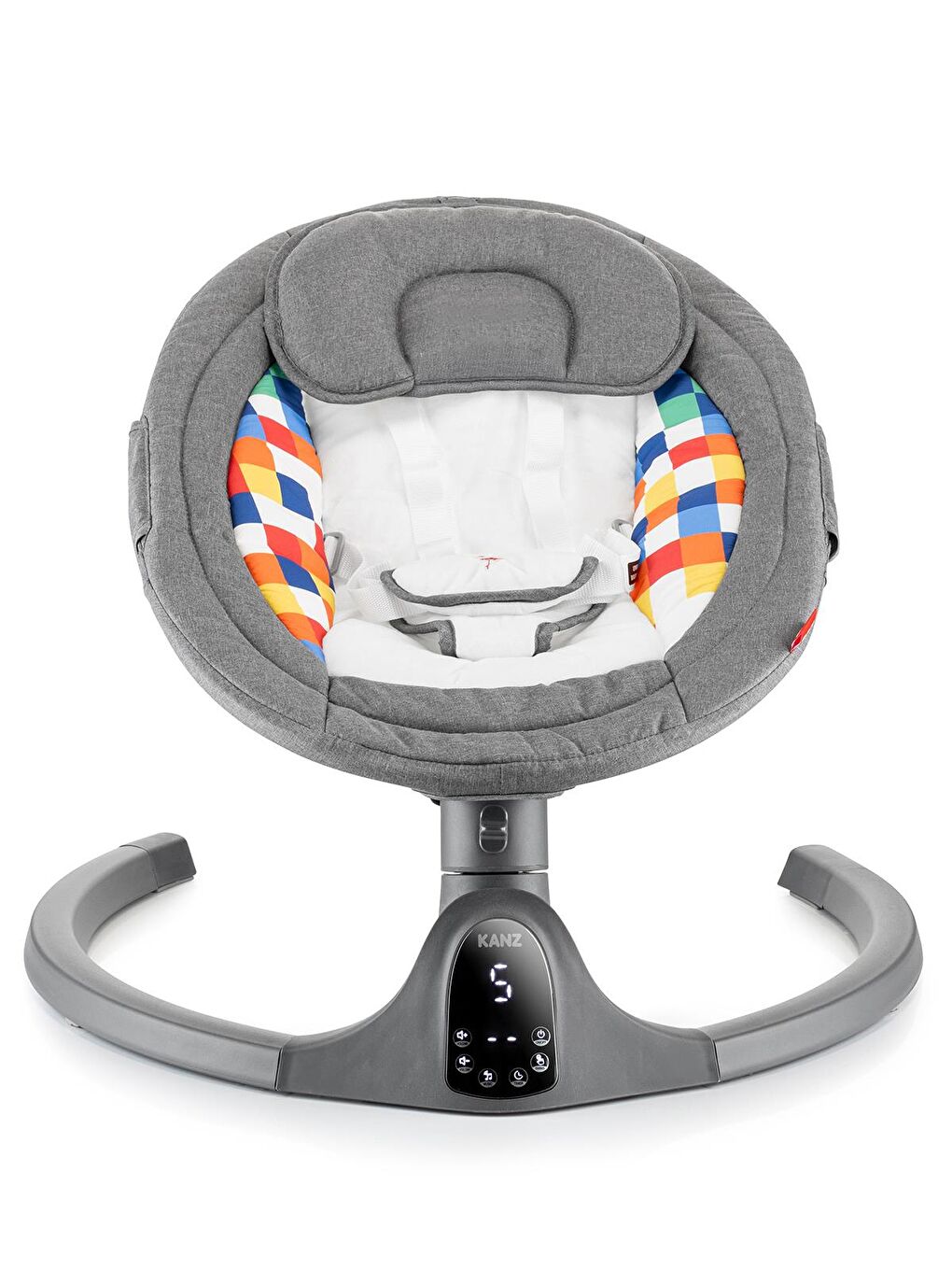 KZ Flamingo Plus Elektrikli Ana Kucağı - Gri Standart-3