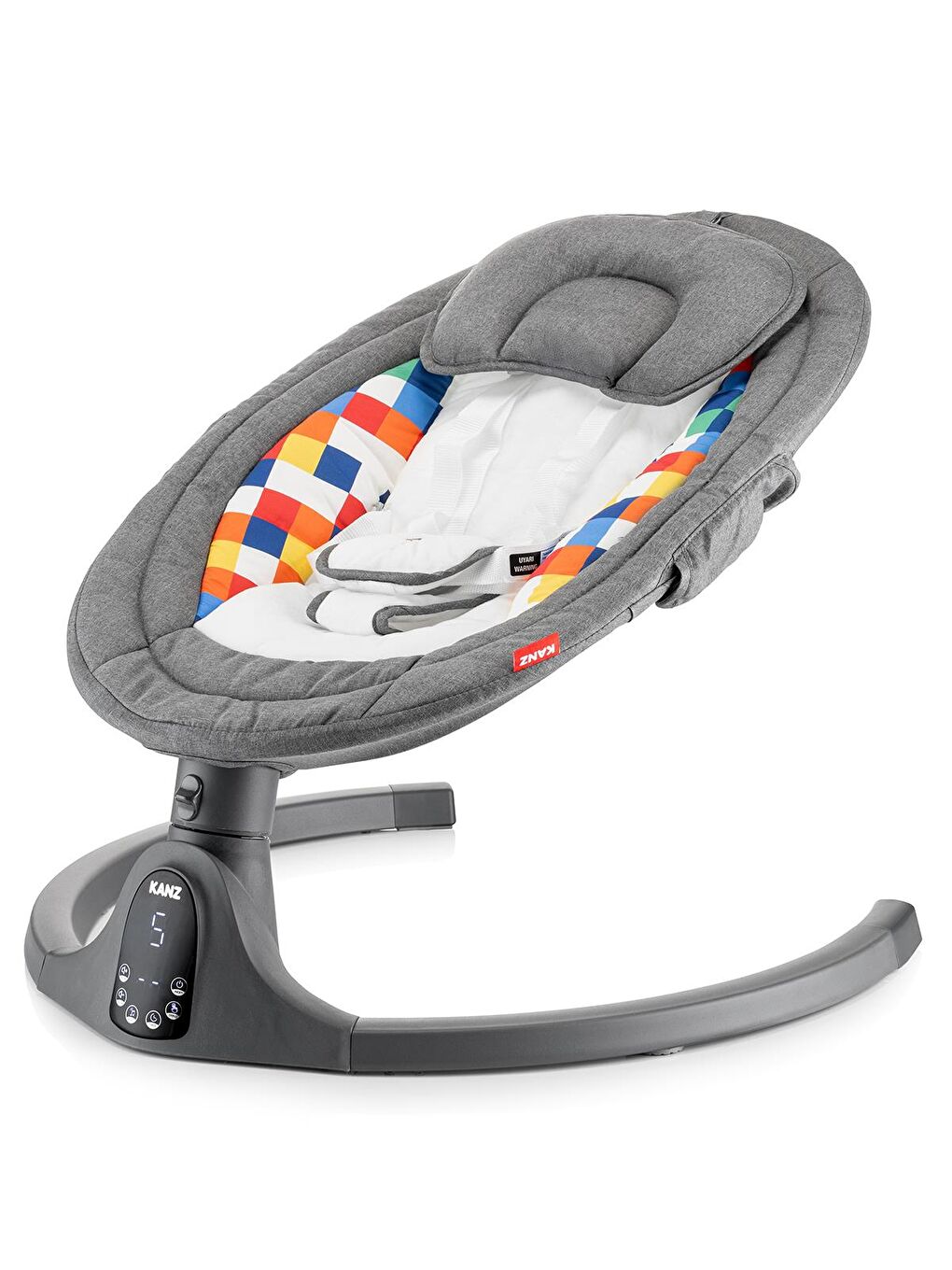 KZ Flamingo Plus Elektrikli Ana Kucağı - Gri Standart-4