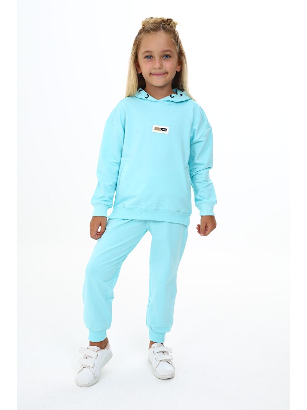Toontoykids Turkuaz Kız Çocuk Eşofman Takım