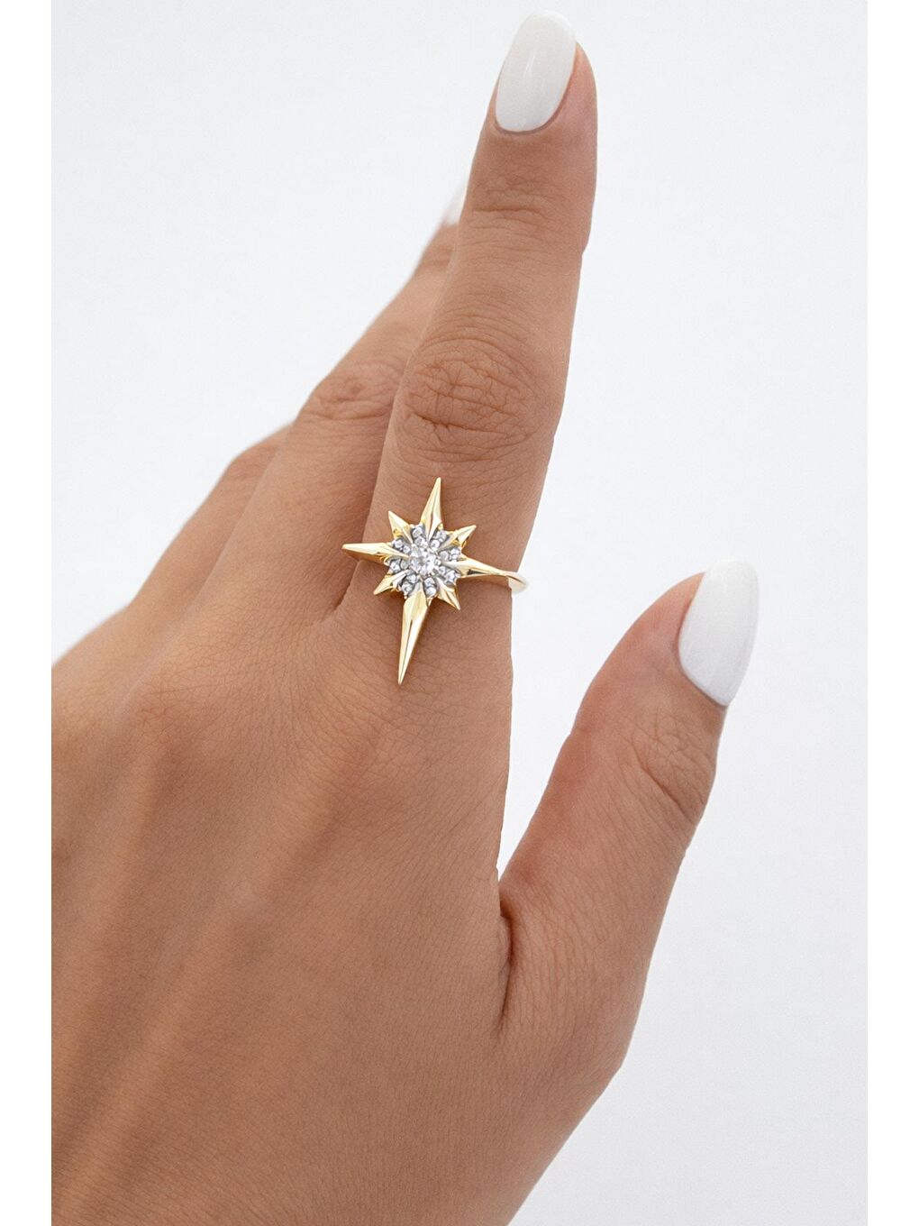 Beyaz Zirkon Taşlı VIP Yüzük-1