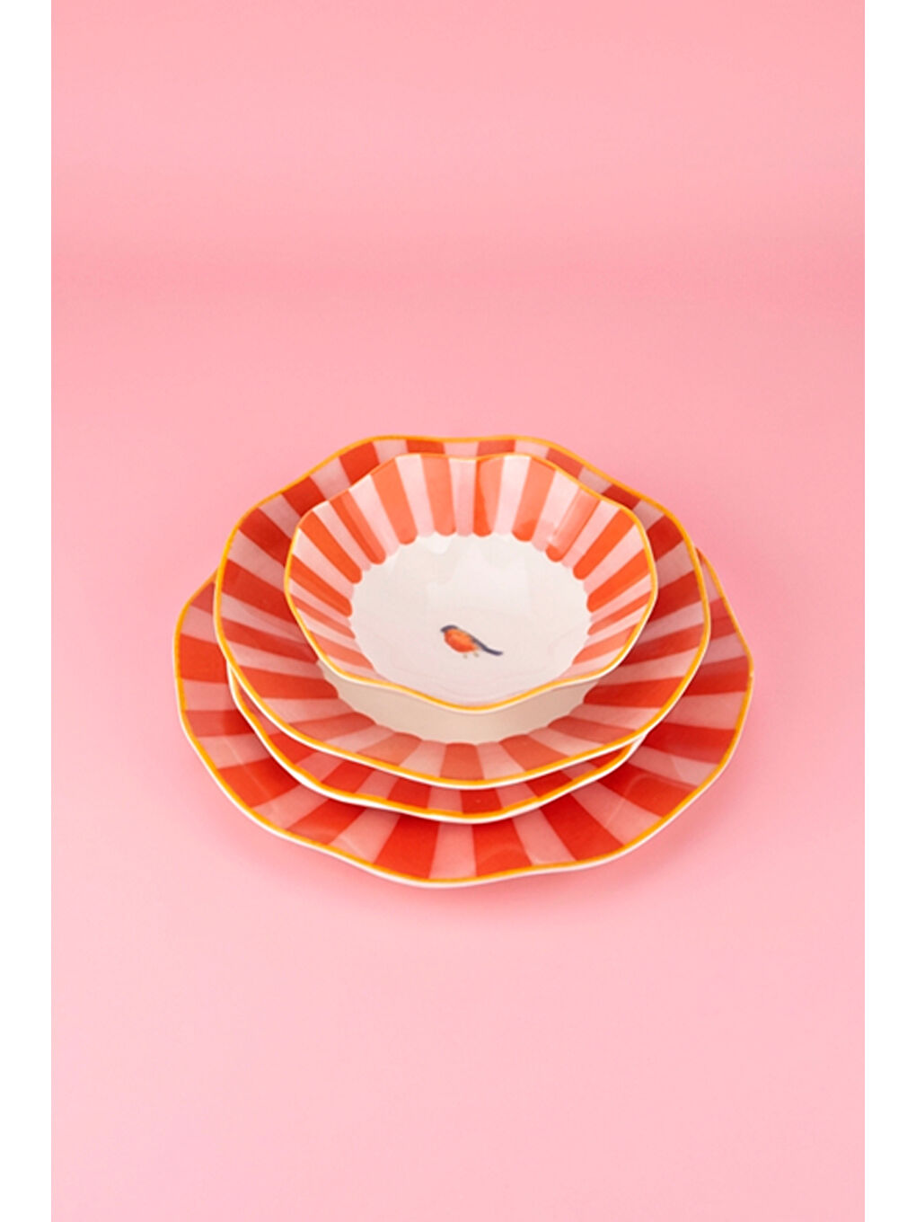 Beyaz Glamour 24 Parça Porselen Yemek Takımı-6