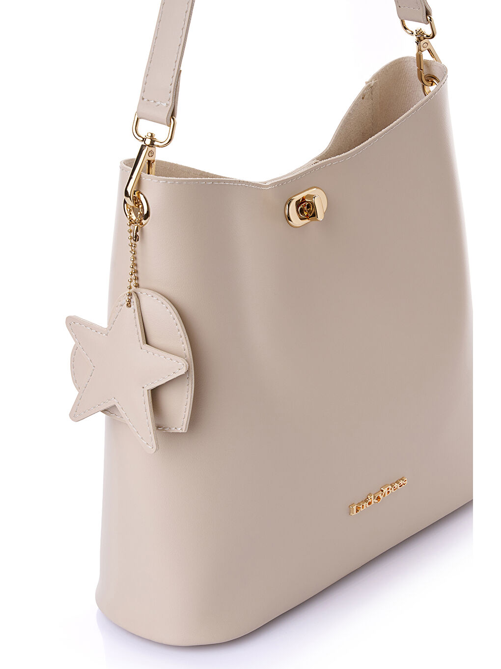 Ekru Quinn Kadın Omuz Çantası-4