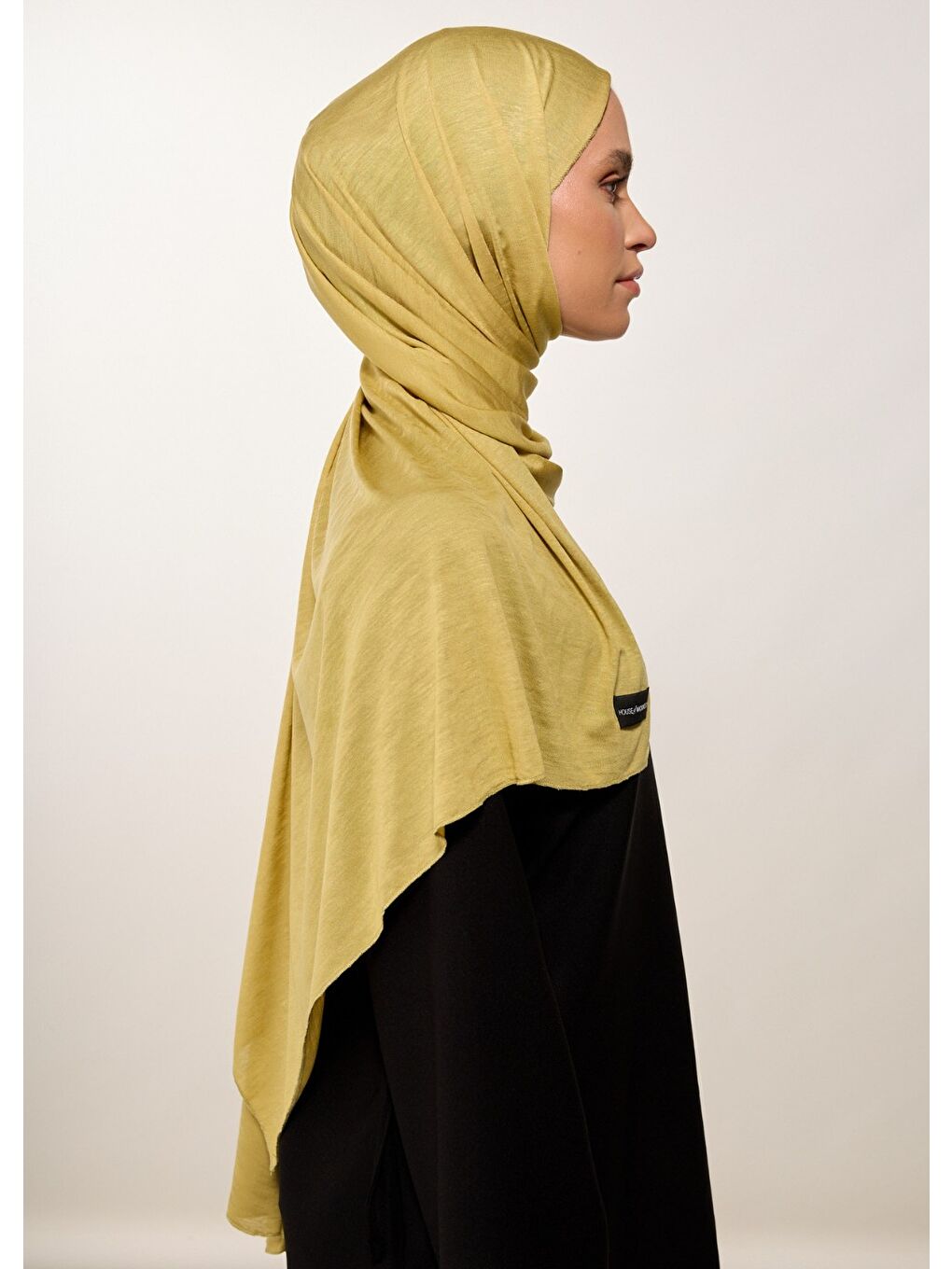 Tesettür Şal - Yağ Yeşili-3