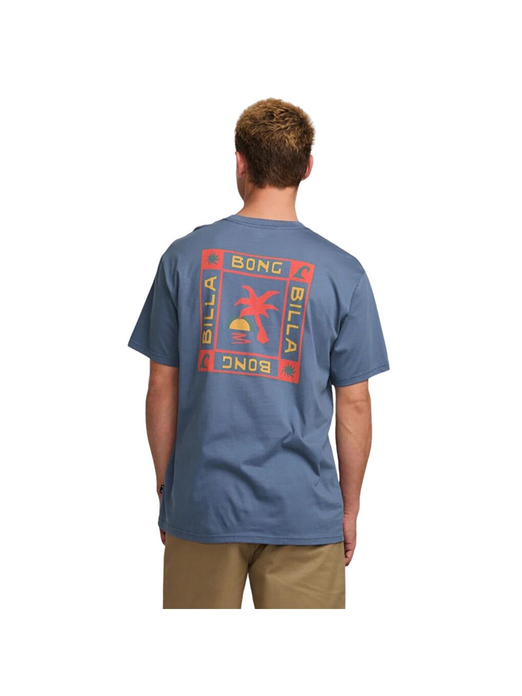 Window Premium Ss Erkek Mavi Tişört-3